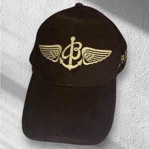 Rare Breitling Precision Watches Hat Cap Brown Baseball Cap